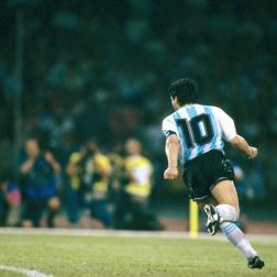 Diego Armando Maradona y el último mundial