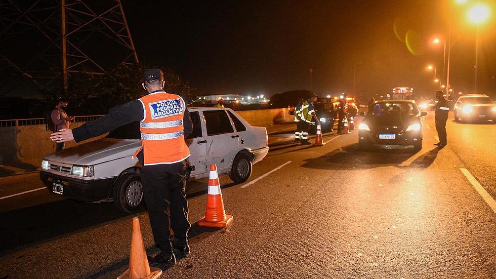 Se labraron entre 100 y 150 actas de infracción a personas que circulaban sin su certificado habilitante