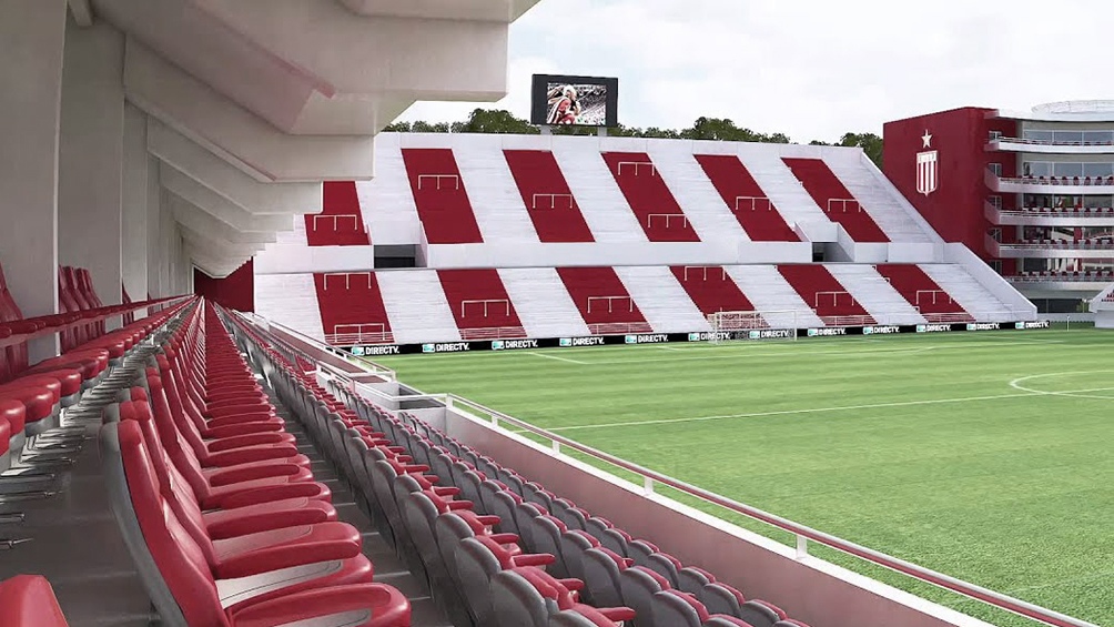 El estadio de Estudiantes de La Plata. 