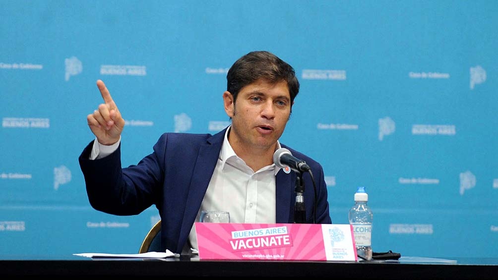 Kicillof: "Todo lo que hacemos es objeto de las críticas. Son capaces de decir que las vacunas son veneno".