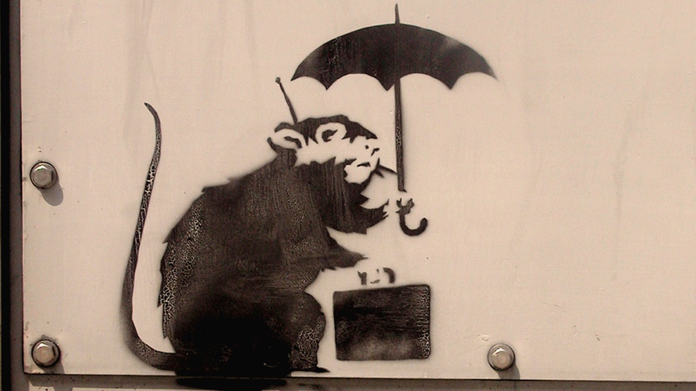 Bansky es un creador de un arte crítico y efímero.