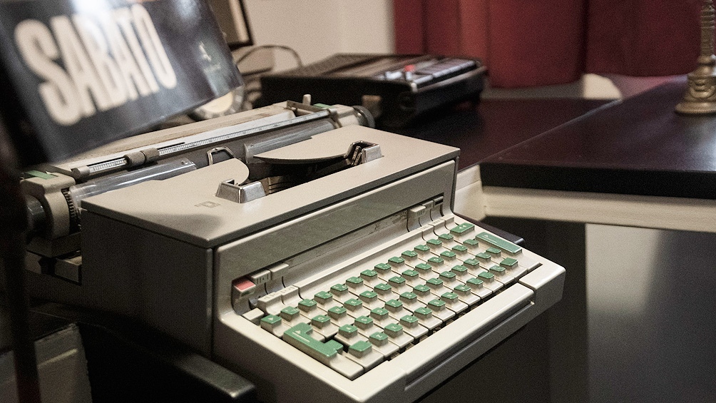 La máquina de escribir del autor de "El túnel"