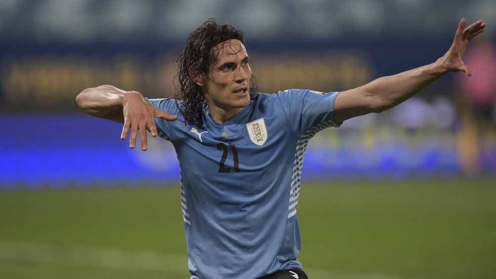 Cavani, el autor de uno de los goles de Uruguay ante Bolivia (Foto: @CopaAmerica)