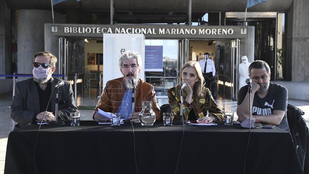 Carlos Caramello, Carlos Yanseda, Bernarda Llorente y Darío Capelli (Foto Raúl Ferrari)