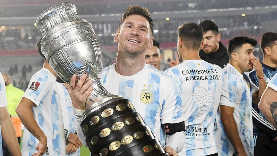 Messi con la Copa Amrica 