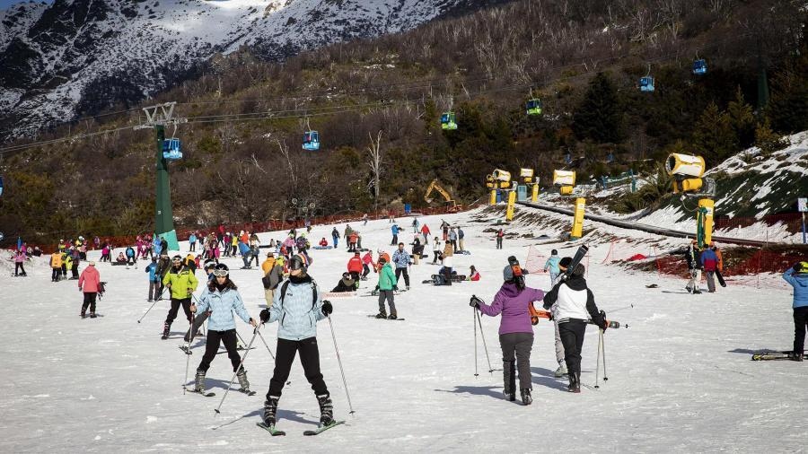 San Carlos de Bariloche alcanz una ocupacin del 95 de sus ms de 38000 plazas disponibles Foto Eugenia Neme