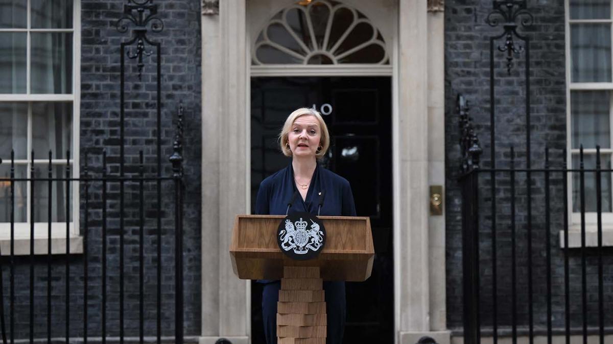 Las polticas econmicas de Liz Truss fueron objeto de todo tipo de crticas Foto AFP