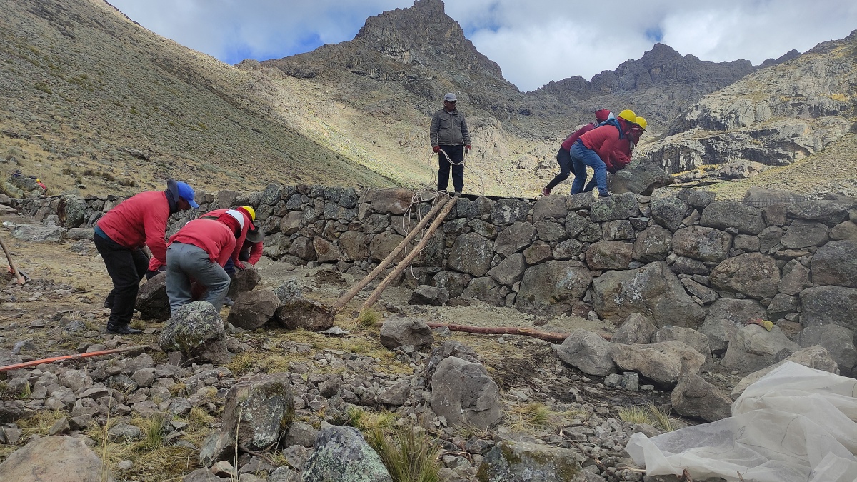 Ricococha Alta se rehabilit con mano de obra local 