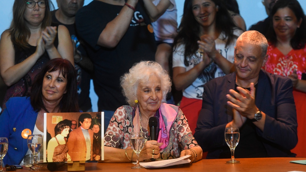 Estela de Carlotto detall que Luca Nadin estaba embarazada de dos o tres meses cuando fue secuestrada en 1977 Foto Ral Ferrari