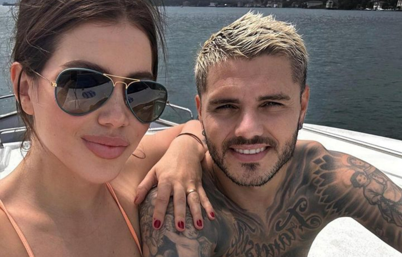 Wanda Nara y Mauro Icardi. Foto: Instagram.