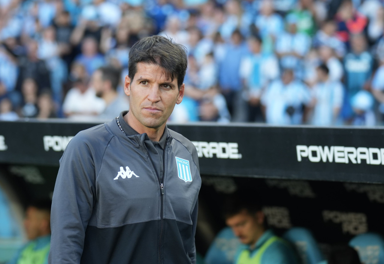 Sebastián Grazzini, entrenador interino de la "Academia". Foto: NA.