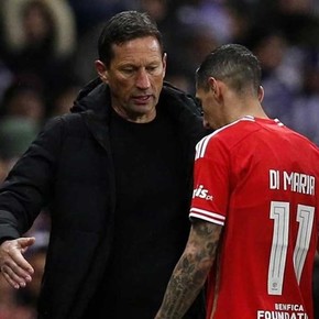 El entrenador de Benfica repudió las amenazas a Di María: "Muestra lo loco que está el mundo"